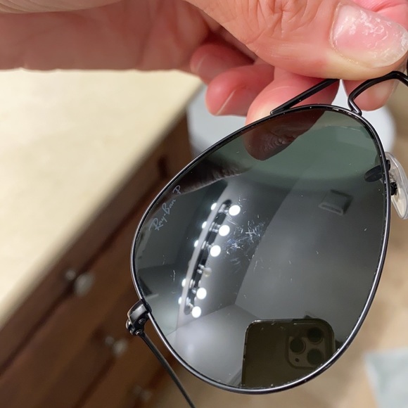 RayBan Black Aviators - Picture 3 of 7
